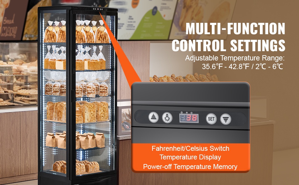 Kylmävitriinin ohjauspaneeli