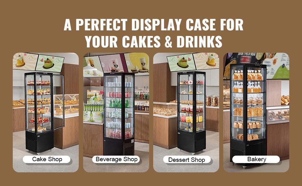 Kylmävitriini ravintolassa tai myymälässä