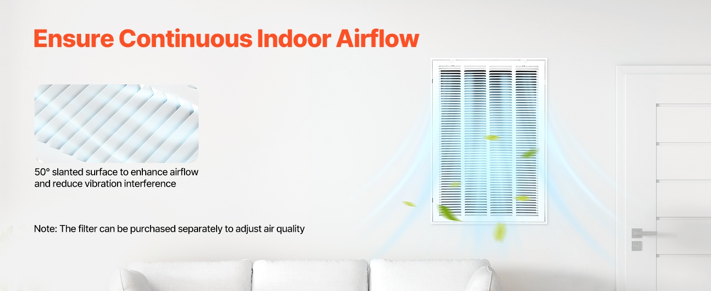 Sisäänrakennettu suodatin palautusilmalle