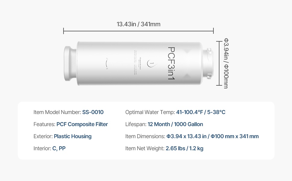 Kompakti käänteisosmoosijärjestelmä