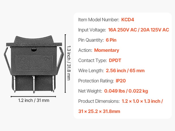Keinukytkimen asennus, lähikuva