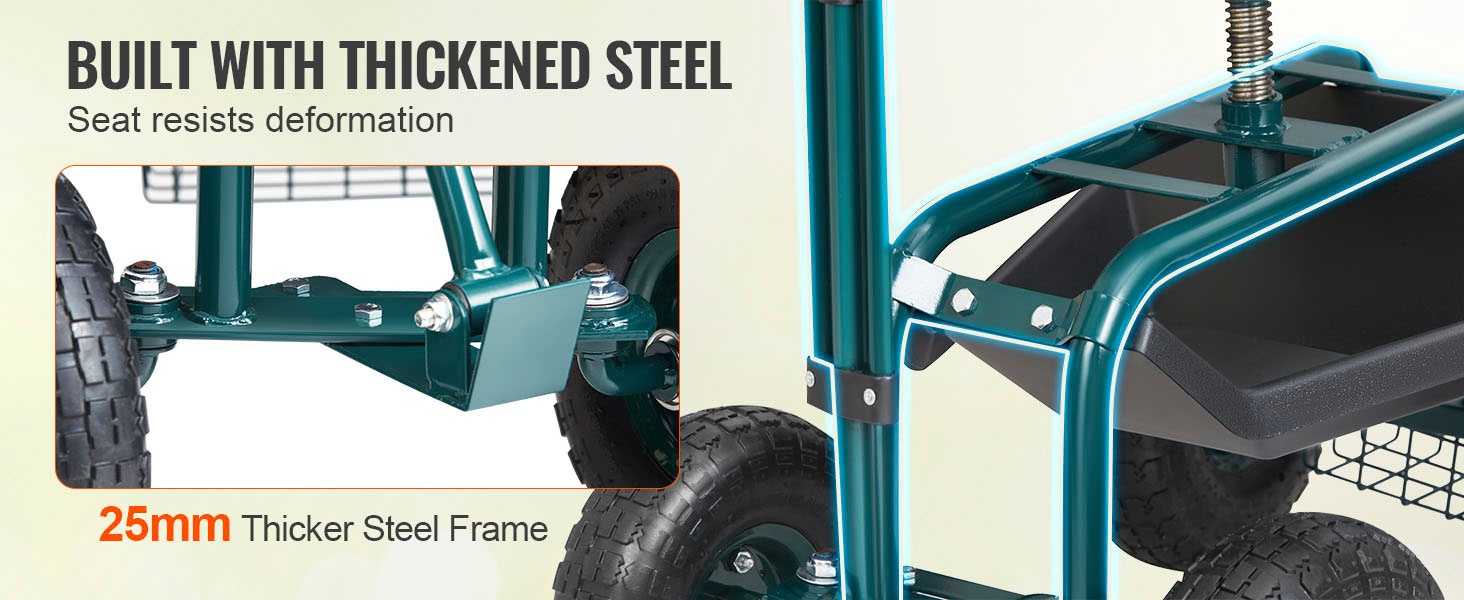 Paksusta teräsputkesta valmistettu runko