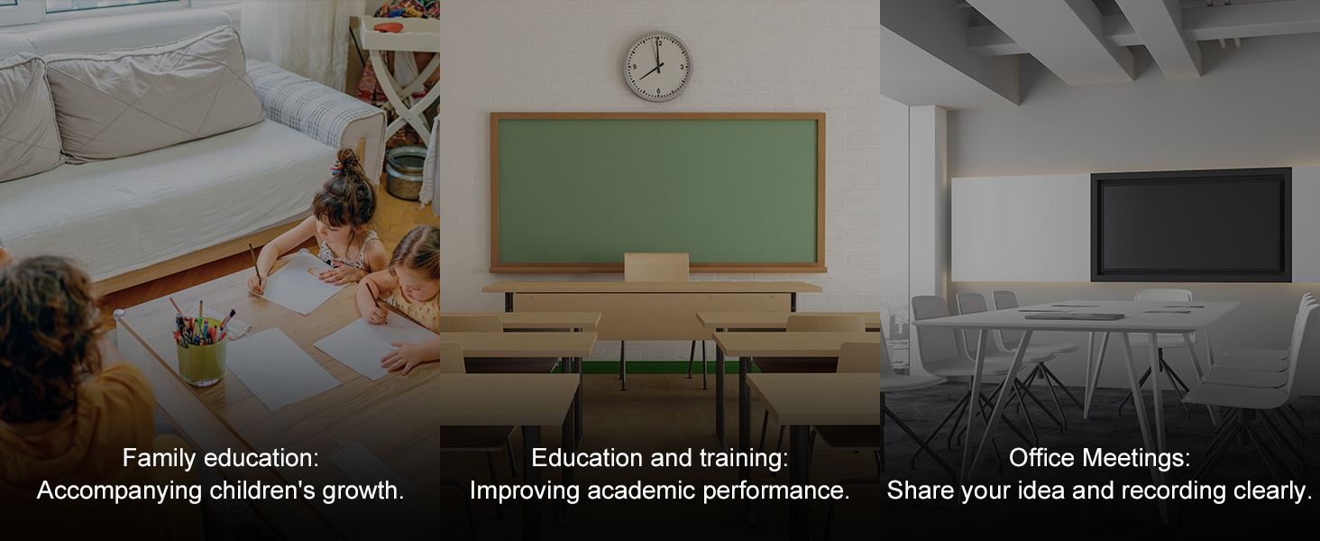 Valkotaulu käytössä kokous- ja opetustilassa