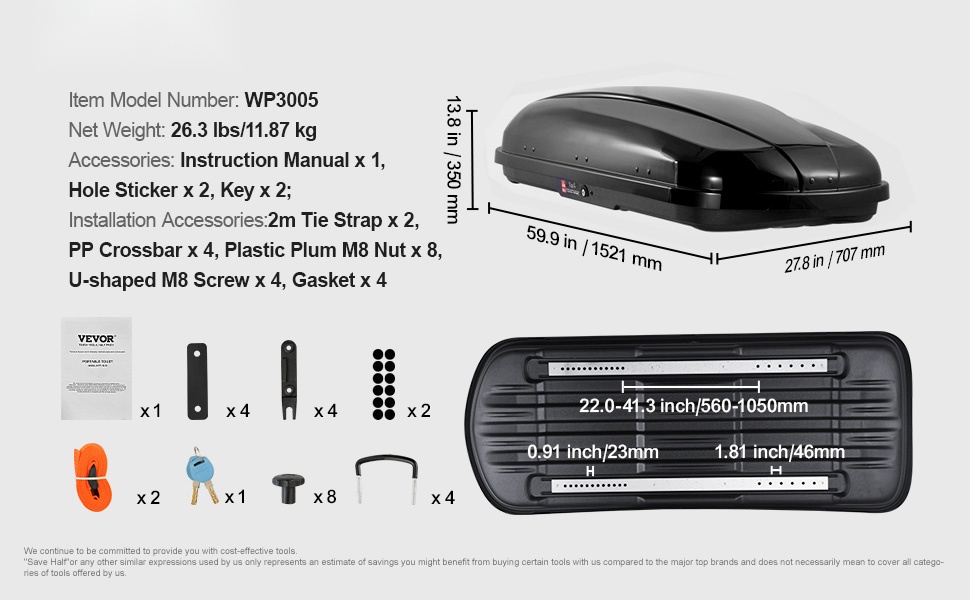 Lukittava kattoboksi