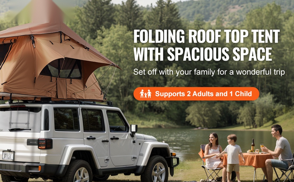 Katolle asennettava kovakoteloitu teltta