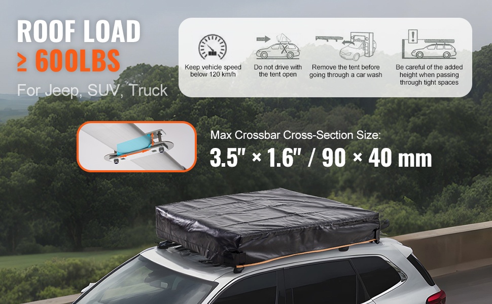 Teltta maasturin katolla