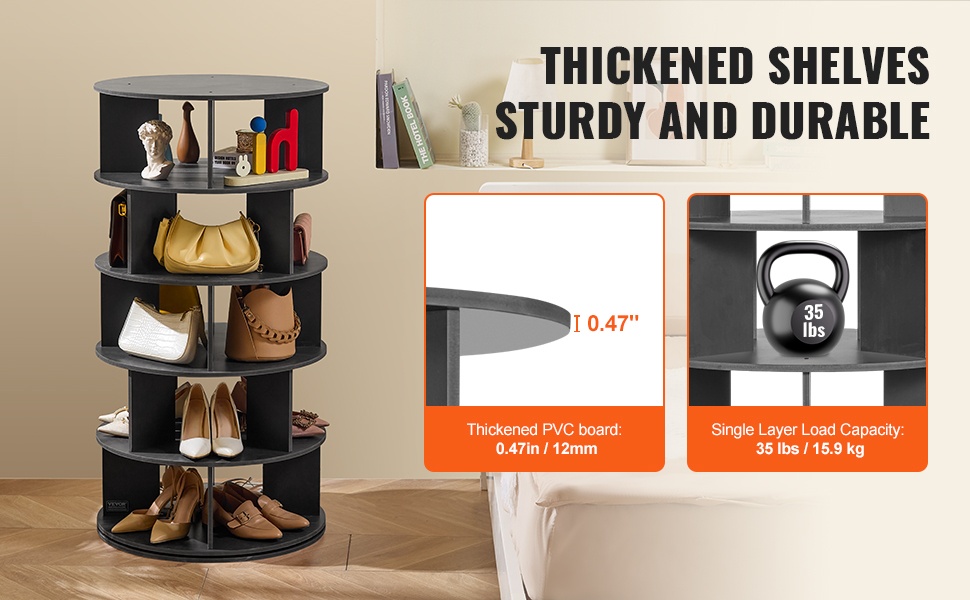 Vahvistetut hyllyt ja hyvä kantavuus