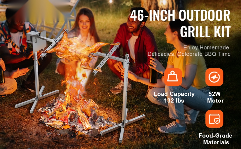 Sähköinen varrasgrilli ulkokäyttöön