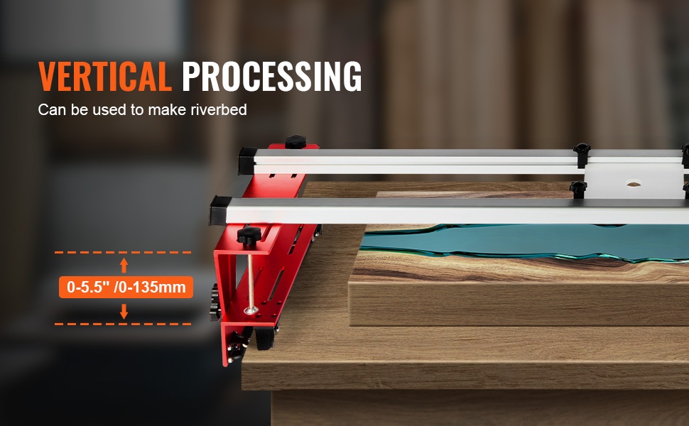 Korkeussäädettävä jyrsinsuksi puutöihin