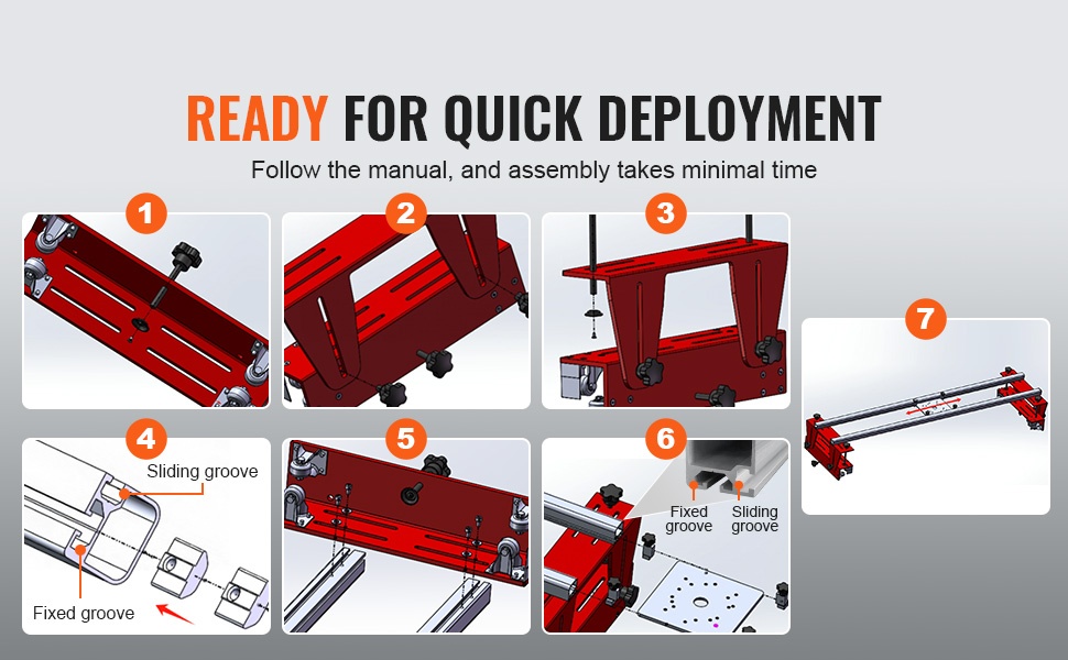 Helposti koottava jyrsinsuksi puuverstaaseen