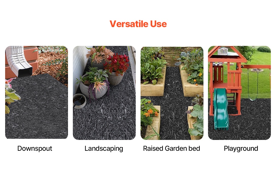 Säänkestävä kierrätetty kumimultamatto