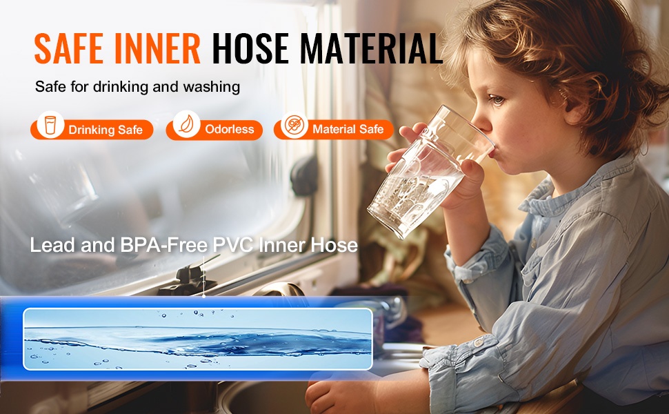 Juomavedelle sopiva lämmitettävä letku