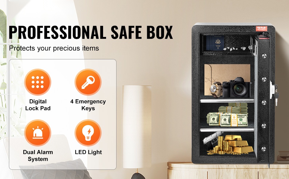 Turvakaappi, yleisnäkymä