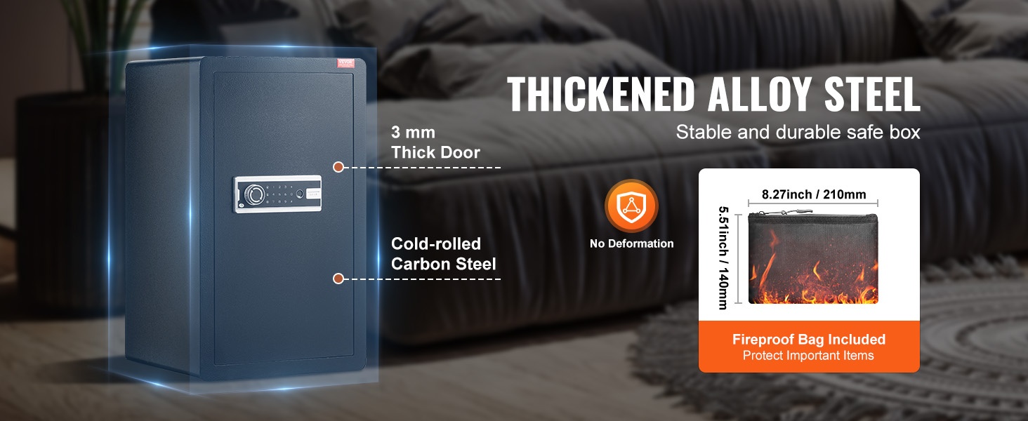 Vahva runko ja lukituspultit