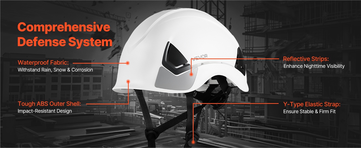 ABS-kuori ja heijastavat nauhat