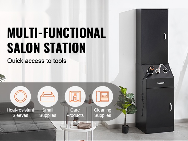 Salon säilytyskaappi lähikuva