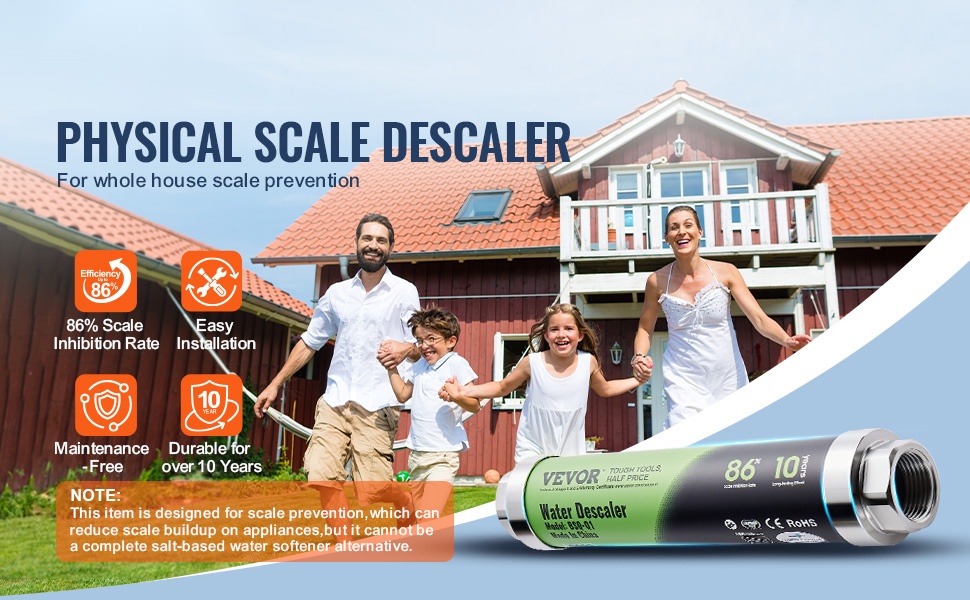 Suolaton elektroninen vedenpehmennin, yleiskuva