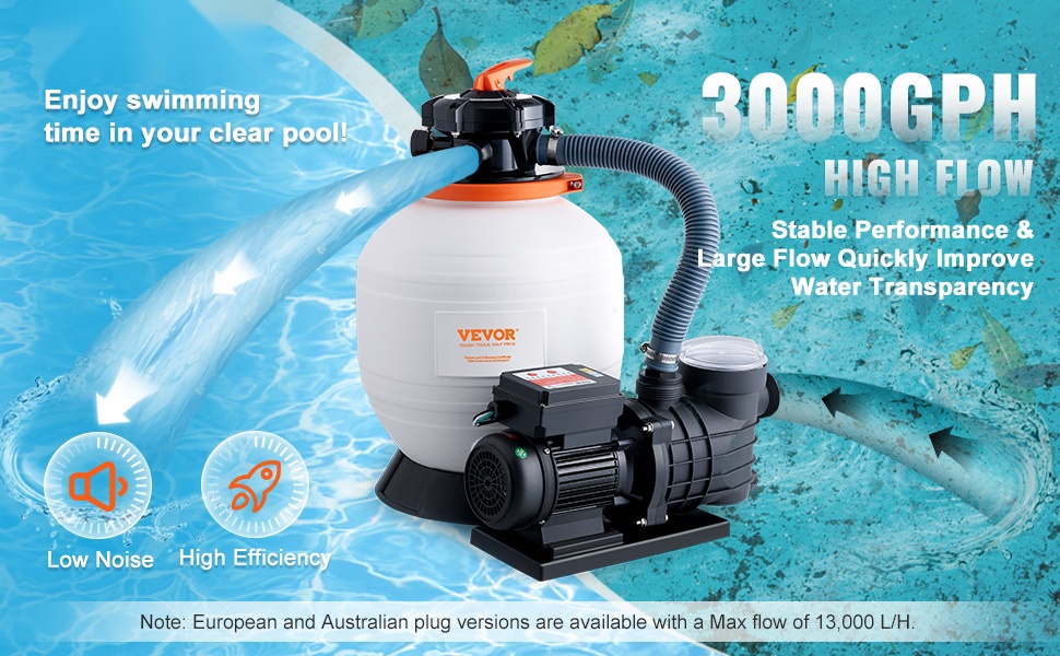 Hiekkasuodatinpumppu maanpäällisiin uima-altaisiin