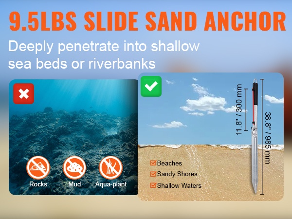 Hiekkapiikki tasaiselle pohjalle