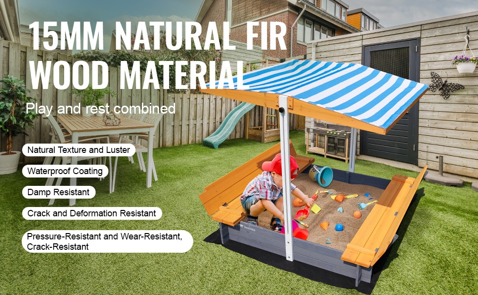 Hiekkalaatikko kulmapenkeillä