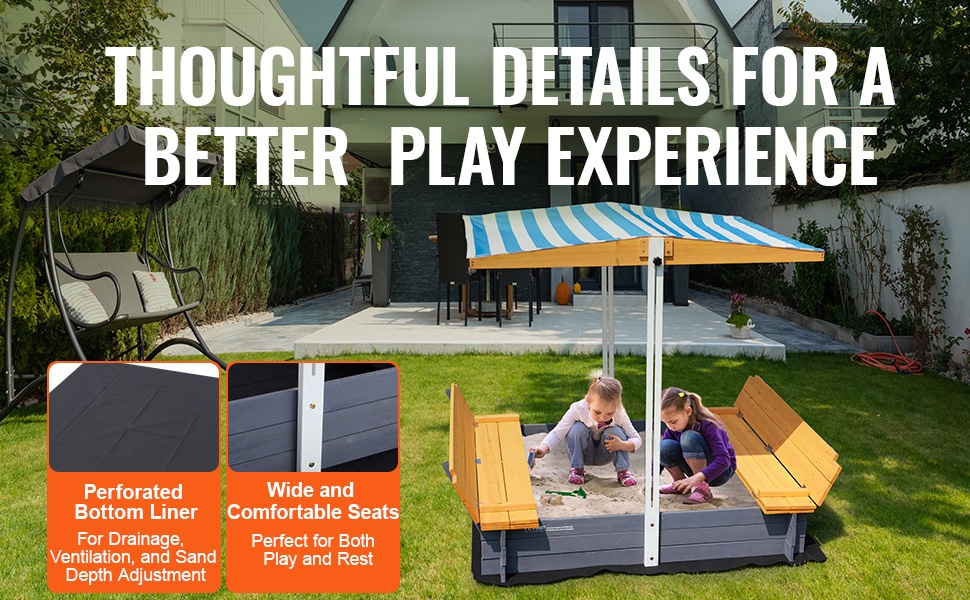 Pohjakangas ja hiekkalaatikon suojus