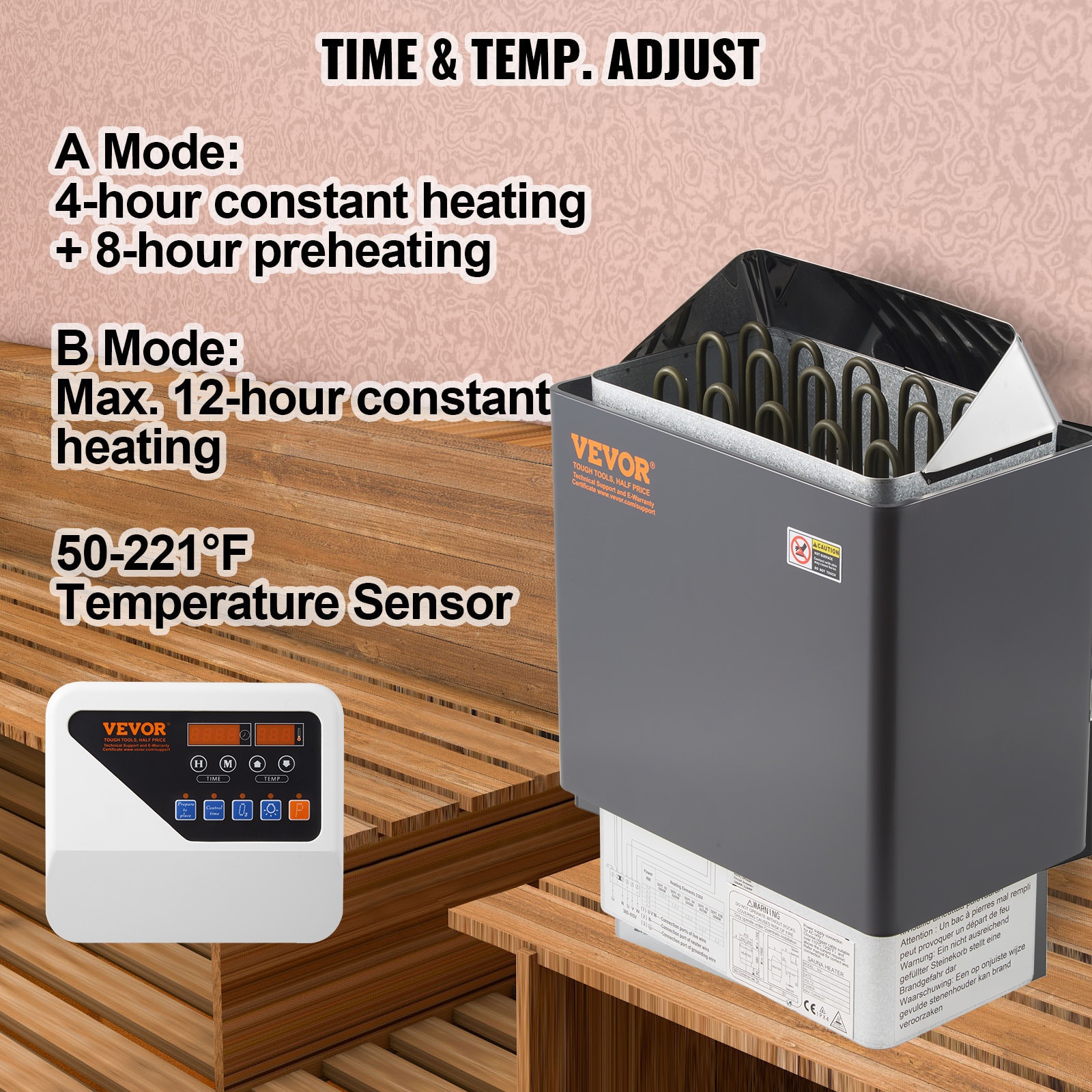 Ajan ja lämpötilan säätö