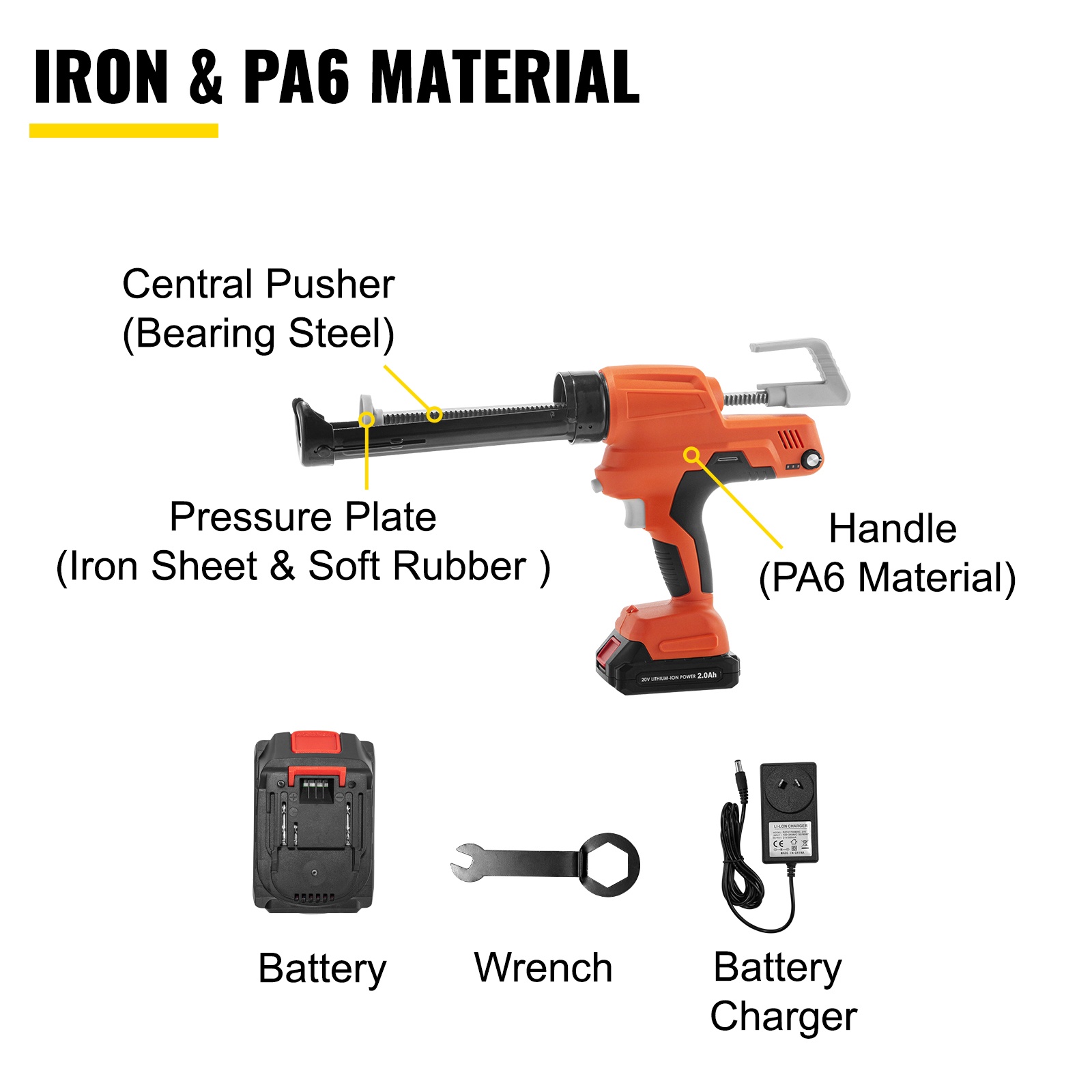 Alumiini ja PA6-materiaali