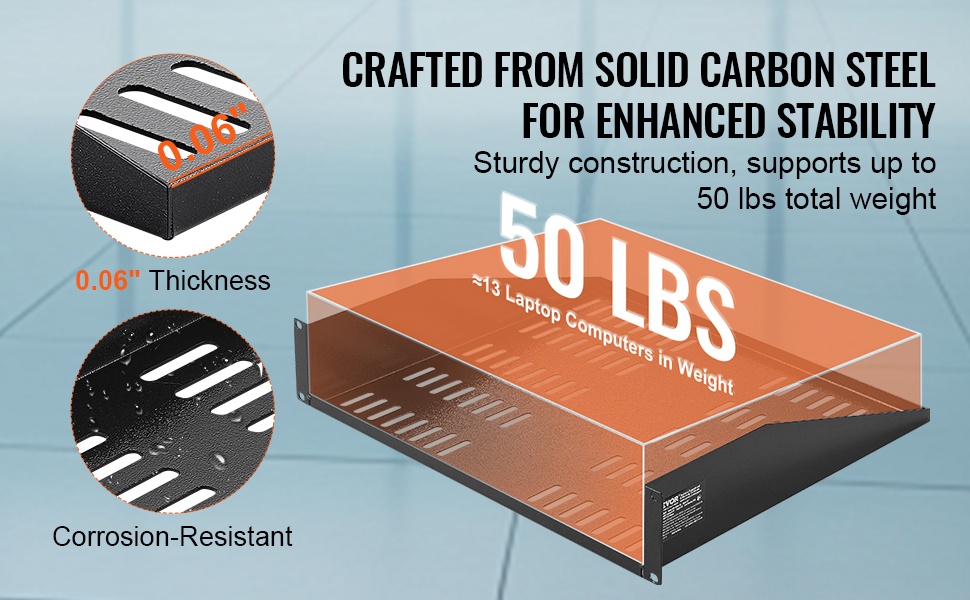 Hiiliteräksinen palvelinrähylly