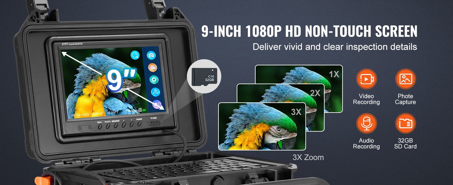 Kameran käyttö erilaisissa putkissa