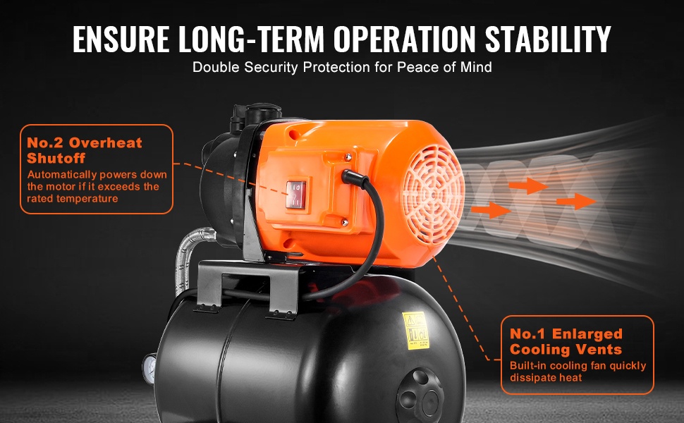 Matalakaivopumpun jäähdytys ja suojaus