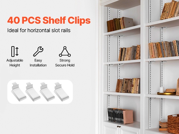 Hyllynkiinnikkeet käytössä