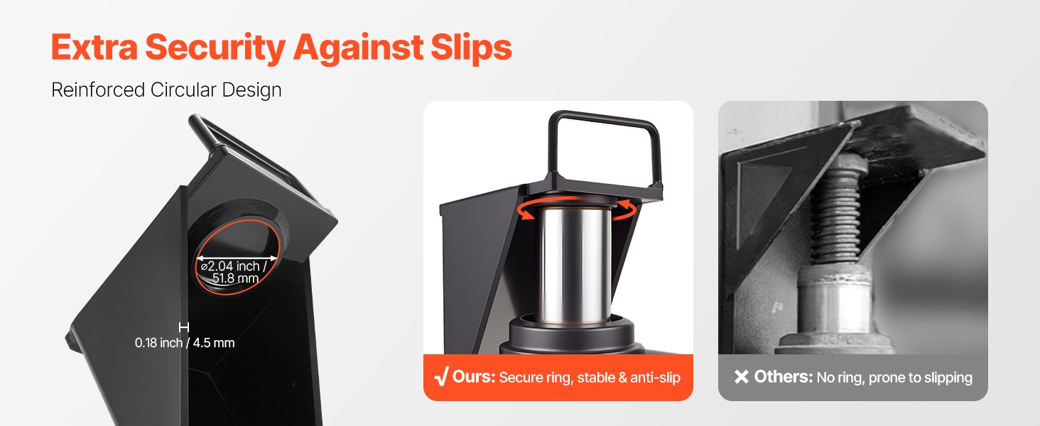 Vahvistettu rengasrakenne vakaaseen nostoon