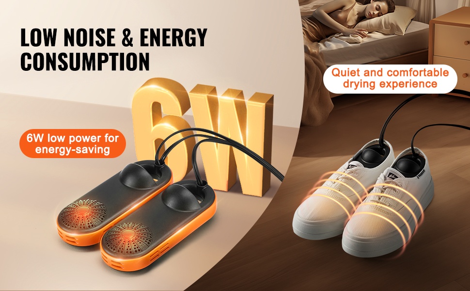 Kenkäkuivain, palosuojattu PP + ABS -materiaali