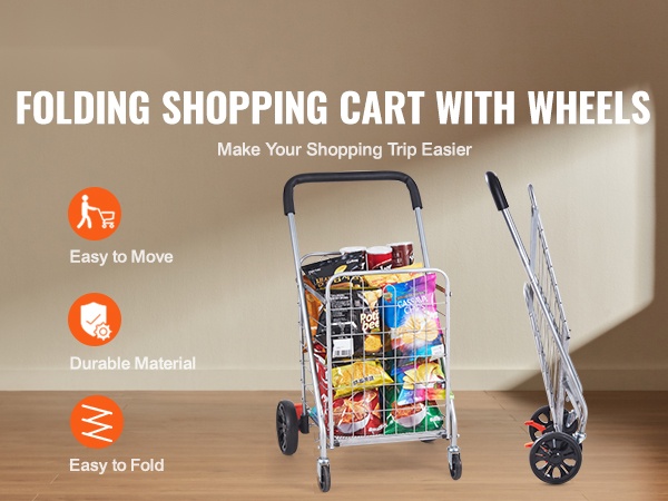 Taitettava käyttövaunu, taitettuna