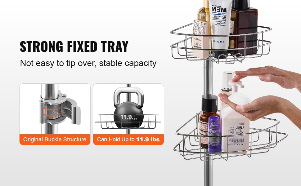 Vahvistetut kiinnitysklipsit ja hyvä kantavuus