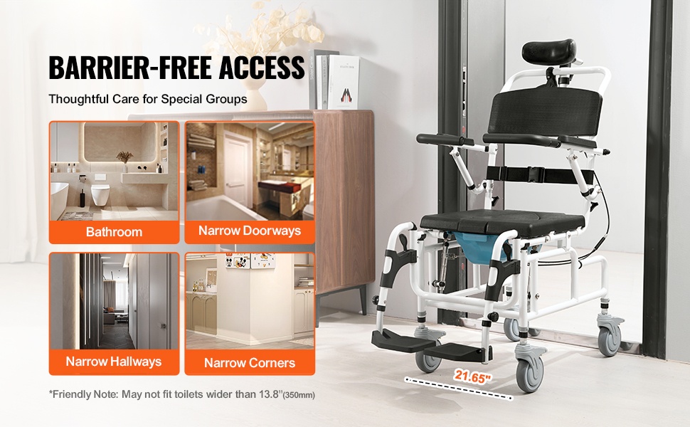 Suihkupyörätuoli yleiskuva