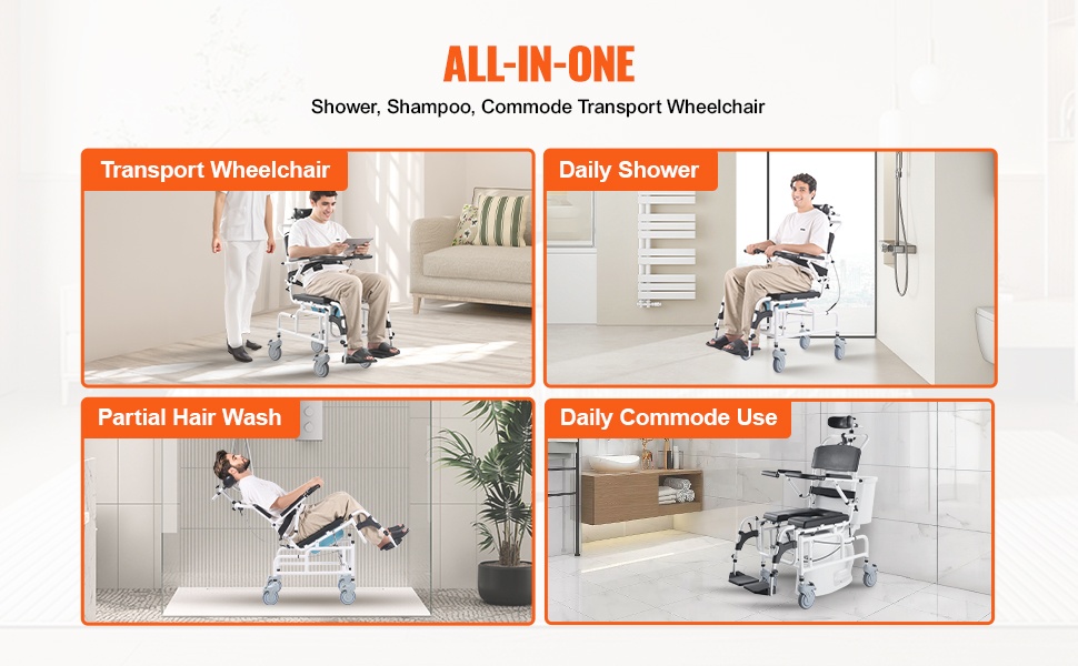 Suihkupyörätuolin istuin ja tyyny