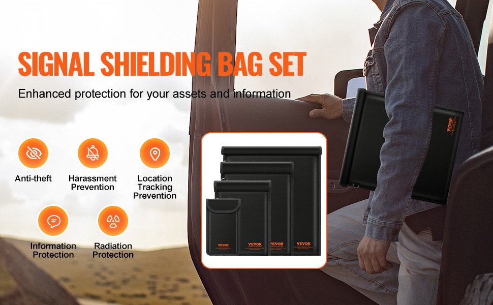 Signaalinsuojauspussisetti