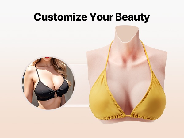 Silikonirintapanssari sovitettuna