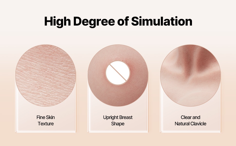 Luonnollinen ihon pinta ja selkeät solisluulinjat