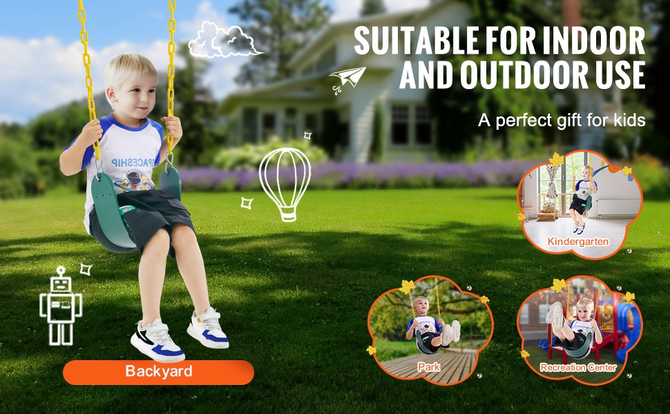 Lapsikeinu sisä- ja ulkokäyttöön