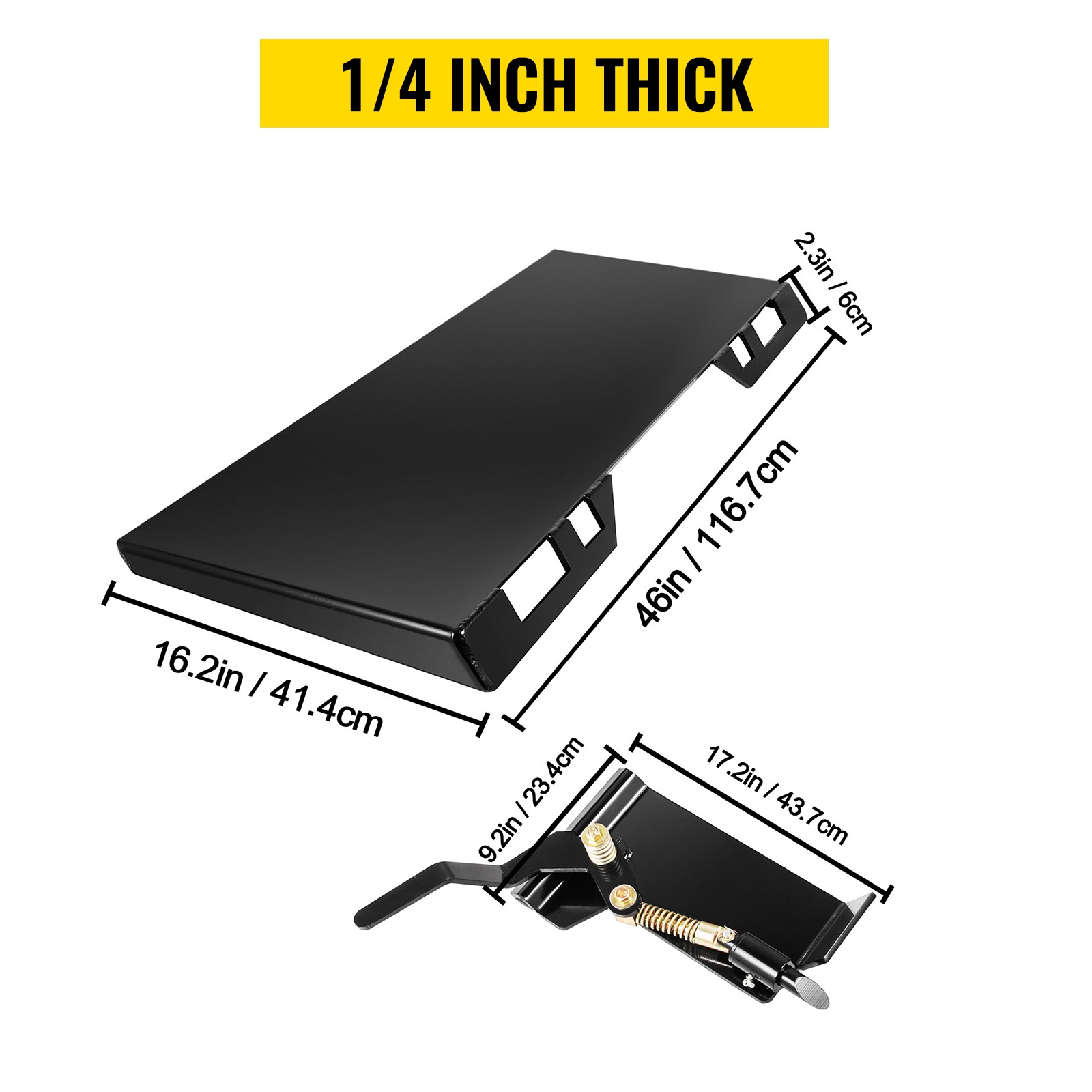 1/4 tuuman paksu levyrakenne