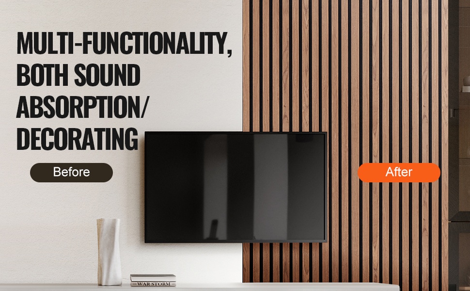 Eri väri- ja pintavaihtoehtoja akustisissa paneeleissa