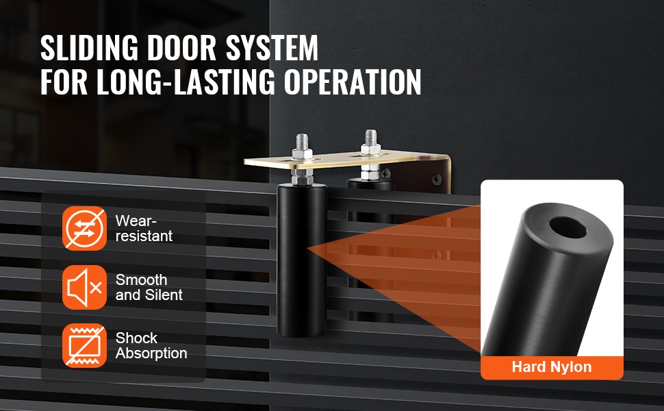 Liukuportin ohjainrullat käytössä