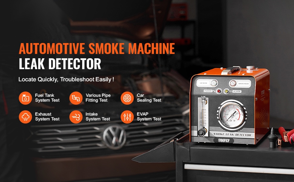 Savukone ajoneuvojen vuotojen paikantamiseen