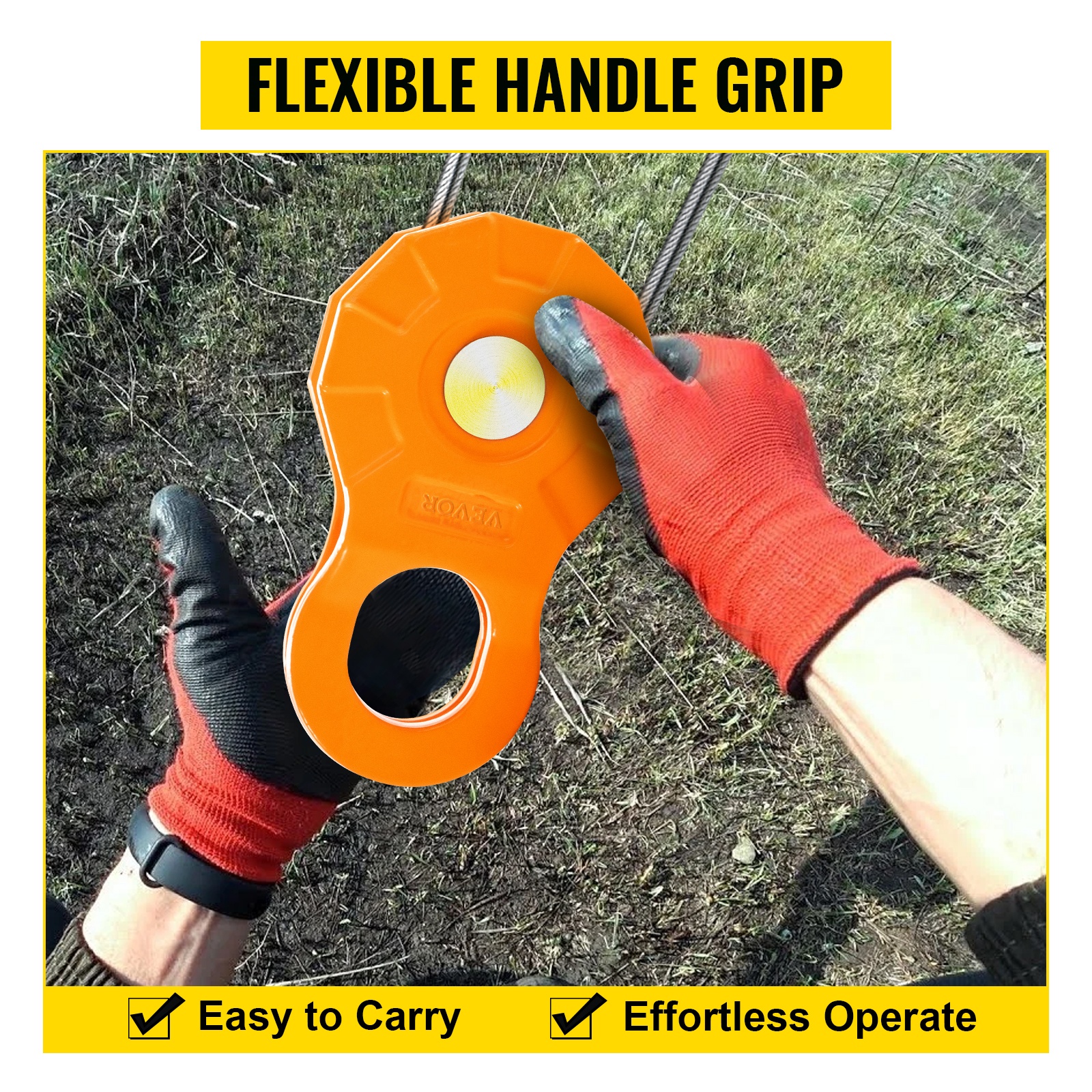 Snatch block - käyttö maastossa