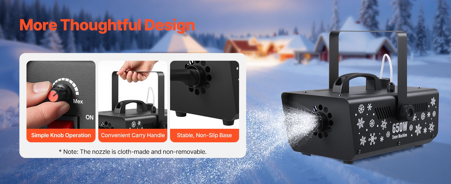 Lumikone eri tapahtumissa