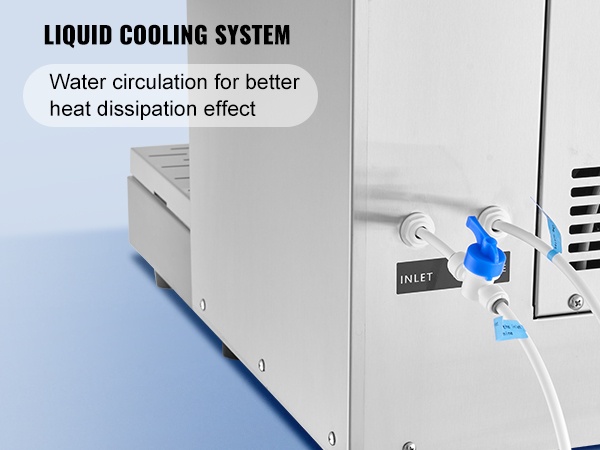 Vesiliitäntä jatkuvaa jäähdytystä varten