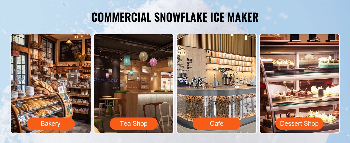 Soveltuu ammattikäyttöön kahviloissa ja leipomoissa