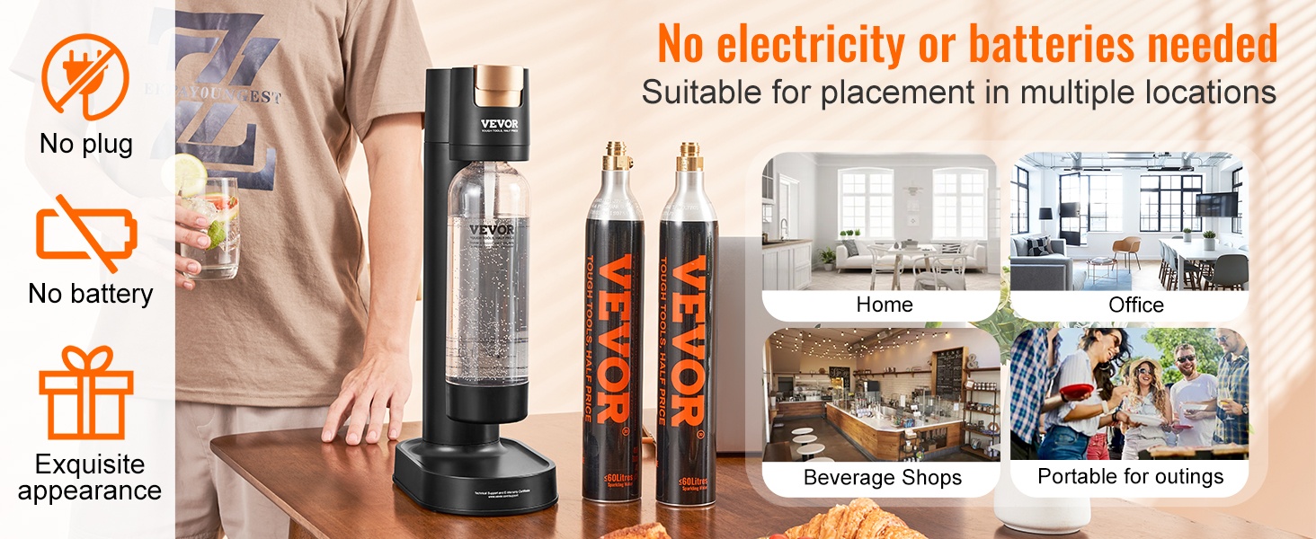 Soodavesilaite toimistossa